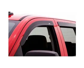 AVS Ventvisor Low Profile Window Deflectors 4pc Matte Black Chevrolet Silverado 1500 Ext. Cab 2014-2018