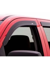 AVS Ventvisor Low Profile Window Deflectors 4pc Matte Black Chevrolet Silverado 1500 Ext. Cab 2014-2018                                     - 774040 - Image 11