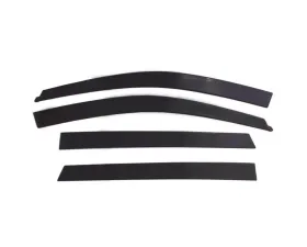 AVS Ventvisor Low Profile Window Deflectors 4pc Matte Black Ford F-150| F-250 | F-350 | Raptor 2017-2025