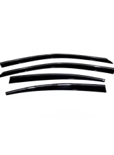 AVS Ventvisor Low Profile Deflectors 4pc Smoke w/Chrome Trim Lexus ES350 2007-2011                                     - 794012 - Image 12