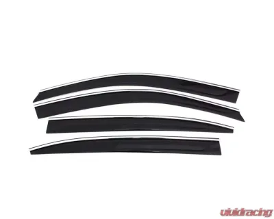 AVS Ventvisor Low Profile Window Deflectors 4pc Chrome Nissan Rogue 2018 - 794014