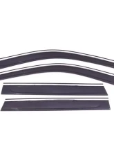 AVS Ventvisor Low Profile Deflectors 4pc Smoke w/Chrome Trim Jeep Grand Cherokee 2011-2018                                     - 794015 - Image 12