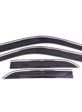 AVS Ventvisor Low Profile Deflectors 4pc Smoke w/Chrome Trim Chrysler 300 2011-2018                                     - 794016 - Image 12