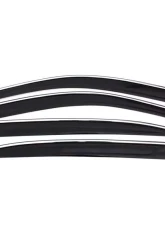 AVS Ventvisor Low Profile Deflectors 4pc Smoke w/Chrome Trim Toyota Camry 2015-2017                                     - 794025 - Image 13