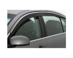 AVS Smoke w/Chrome Trim Low Profile 4pc Ventvisor Deflector Hyundai Santa Fe 2019-2020