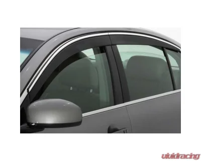 AVS Smoke w/Chrome Trim Low Profile 4pc Ventvisor Deflector Hyundai Santa Fe 2019-2020 - 794028