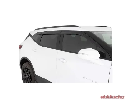 AVS Smoke w/Chrome Trim Low Profile 4pc Ventvisor Deflector Hyundai Santa Fe 2019-2020 - 794028