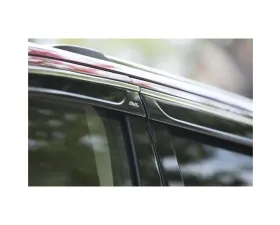 AVS Ventvisor Low Profile Deflectors 4pc Smoke w/Chrome Trim Chevrolet Tahoe | GMC Yukon 2015-2018