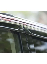 AVS Ventvisor Low Profile Deflectors 4pc Smoke w/Chrome Trim Chevrolet Tahoe | GMC Yukon 2015-2018                                     - 794060 - Image 13