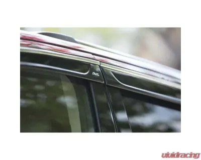 AVS Ventvisor Low Profile Deflectors 4pc Smoke w/Chrome Trim Chevrolet Tahoe | GMC Yukon 2015-2018 - 794060