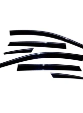 AVS Ventvisor Low Profile Deflectors 6pc Smoke w/Chrome Trim Infiniti M35 | M45 2006-2010                                     - 796001 - Image 6