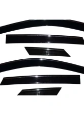 AVS Ventvisor Low Profile Deflectors 6pc Smoke w/Chrome Trim Cadillac SRX 2010-2017                                     - 796003 - Image 9