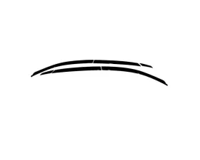 AVS Ventvisor Low Profile Deflectors 6pc Smoke Infiniti FX35 2003-2008