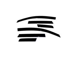 AVS Ventvisor Low Profile Front & Rear Window Deflectors 6pc Smoke Chevrolet Blazer 2019-2020