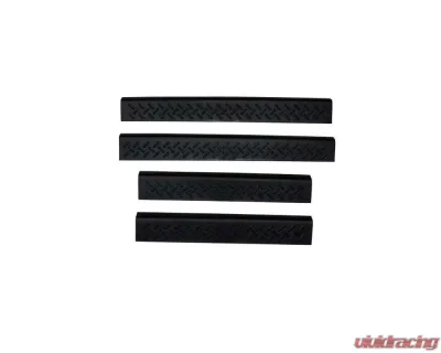 AVS Stepshields Door Sills 4pc Black Toyota Tacoma Access Cab 2005-2015 - 91021