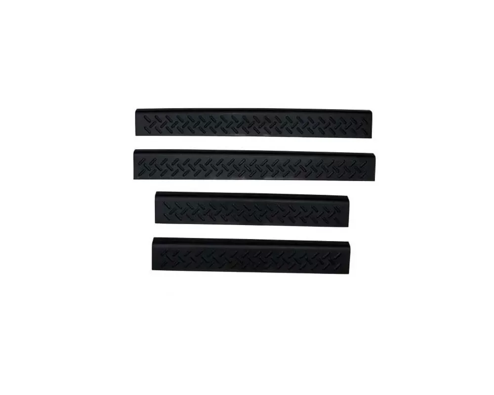 AVS Stepshields Door Sills 4pc Black Ford F-150 Standard Cab 2004-2008 - 91236