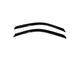 AVS Ventvisor Outside Mount Window Deflectors 2pc Smoke Dodge RAM 1500 Standard Cab 2009-2018