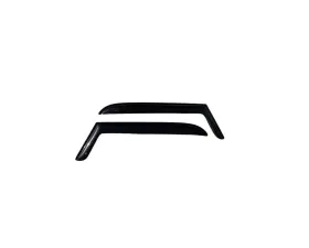 AVS Ventvisor Outside Mount Window Deflectors 2pc Smoke Jeep Wrangler 1997-2006