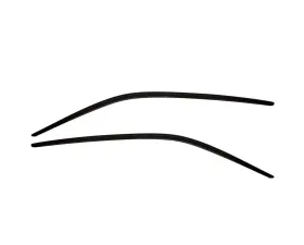 AVS Ventvisor Outside Mount Window Deflectors 2pc Smoke Chevrolet Camaro 2010-2021