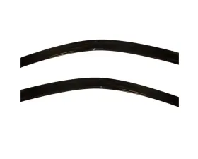 AVS Ventvisor Outside Mount Window Deflectors 2pc Smoke Honda CR-Z 2011-2016