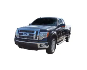 AVS Ventvisor Outside Mount Window Deflectors 2pc Smoke Ford F-150 Standard Cab 2009-2014