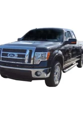 AVS Ventvisor Outside Mount Window Deflectors 2pc Smoke Ford F-150 Standard Cab 2009-2014                                     - 92741 - Image 8
