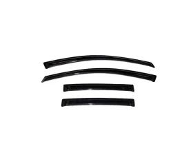AVS Ventvisor Outside Mount Window Deflectors 4pc Smoke Nissan Versa Hatch 2007-2012