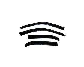 AVS Ventvisor Outside Mount Window Deflectors 4pc Smoke Chevrolet Prizm 1998-2002
