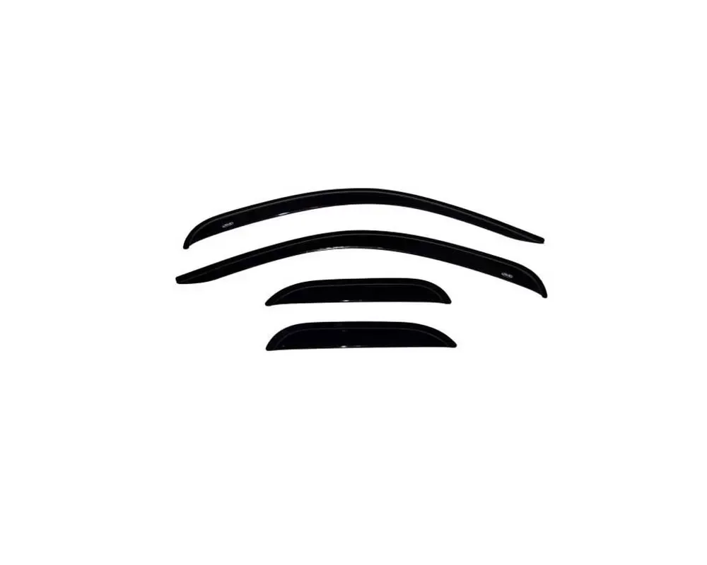 AVS Ventvisor Outside Mount Window Deflectors 4pc Smoke Chevrolet Silverado 1500 Ext. Cab 2007-2013 - 94040