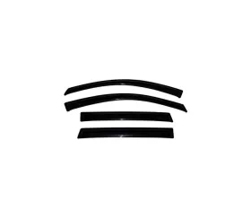 AVS Ventvisor Outside Mount Window Deflectors 4pc Smoke Toyota Tacoma Double Cab 2005-2015