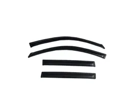 AVS Ventvisor Outside Mount Window Deflectors 4pc Smoke Toyota Highlander 2008-2013