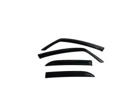 AVS Ventvisor Outside Mount Window Deflectors 4pc Smoke Suzuki SX4 Hatch 2008-2010