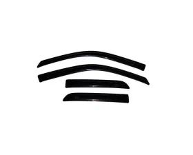 AVS Ventvisor Outside Mount Window Deflectors 4pc Smoke Dodge RAM 1500 Quad Cab 2009-2018