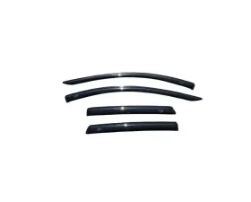 AVS Ventvisor Outside Mount Window Deflectors 4pc Smoke Ford Edge 2007-2014