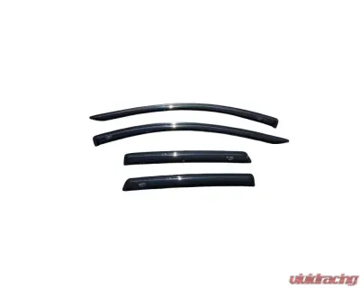 AVS Ventvisor Outside Mount Window Deflectors 4pc Smoke Ford Edge 2007-2014 - 94141