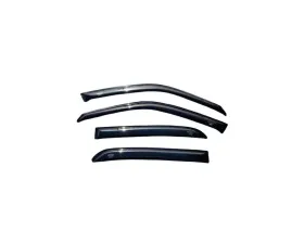 AVS Ventvisor Outside Mount Window Deflectors 4pc Smoke Ford Crown Victoria (Short Rears) 1998-2011