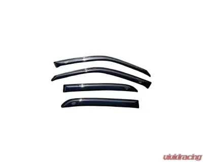 AVS Ventvisor Outside Mount Window Deflectors 4pc Smoke Ford Crown Victoria (Short Rears) 1998-2011 - 94228