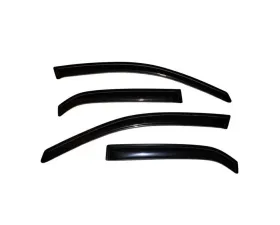 AVS Ventvisor Outside Mount Window Deflectors 4pc Smoke Mitsubishi Lancer 2002-2006