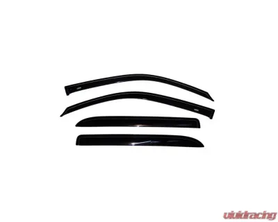 AVS Ventvisor Outside Mount Window Deflectors 4pc Smoke Chevrolet Trailblazer EXT 2002-2006 - 94240