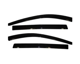 AVS Ventvisor Outside Mount Window Deflectors 4pc Smoke Lincoln MKT 2010