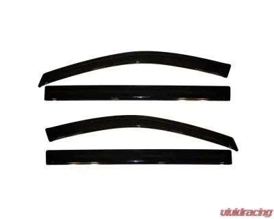 AVS Ventvisor Outside Mount Window Deflectors 4pc Smoke Chrysler Town & Country 2008-2016 - 94251
