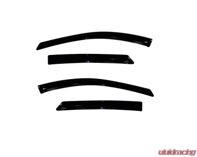 AVS Ventvisor Outside Mount Window Deflectors 4pc Smoke Honda Ridgeline 2017-2021 - 94276