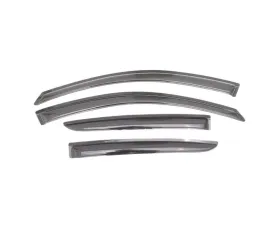 AVS Ventvisor Outside Mount Window Deflectors 4pc Smoke Nissan Versa (Excl. Hatch) 2012-2018