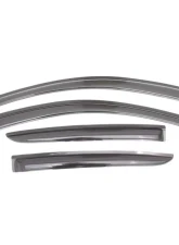 AVS Ventvisor Outside Mount Window Deflectors 4pc Smoke Nissan Versa (Excl. Hatch) 2012-2018                                     - 94298 - Image 7