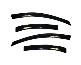 AVS Ventvisor Outside Mount Window Deflectors 4pc Smoke Kia RIO 2006-2009