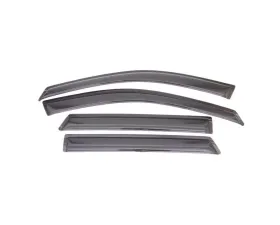 AVS Ventvisor Outside Mount Window Deflectors 4pc Smoke Hyundai Santa Fe (Excl. XL Model) 2013-2018
