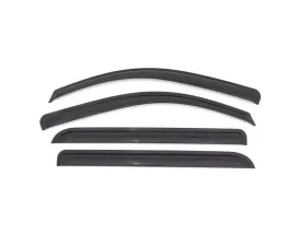 AVS 4pc Smoke Ventvisor Outside Mount Window Deflectors Chevrolet Silverado 2500 Crew Cab 2015-2018