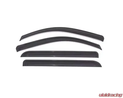 AVS 4pc Smoke Ventvisor Outside Mount Window Deflectors Chevrolet Silverado 2500 Crew Cab 2015-2018 - 94536