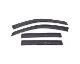 AVS Ventvisor Outside Mount Window Deflectors 4pc Smoke Jeep Compass (Old Body Style) 2011-2017