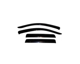 AVS Ventvisor Outside Mount Window Deflectors 4pc Smoke Mitsubishi Outlander 2007-2010